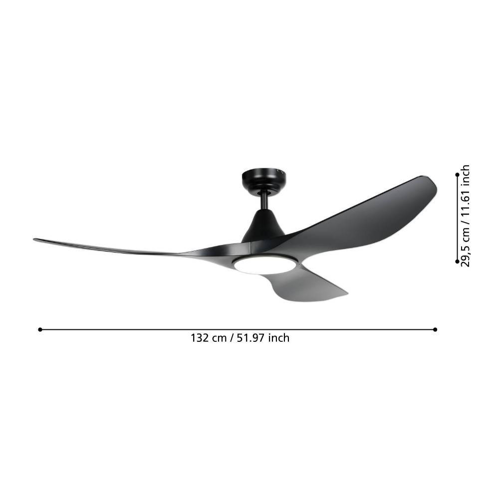 Потолочная люстра-вентилятор Eglo Portsea 35114