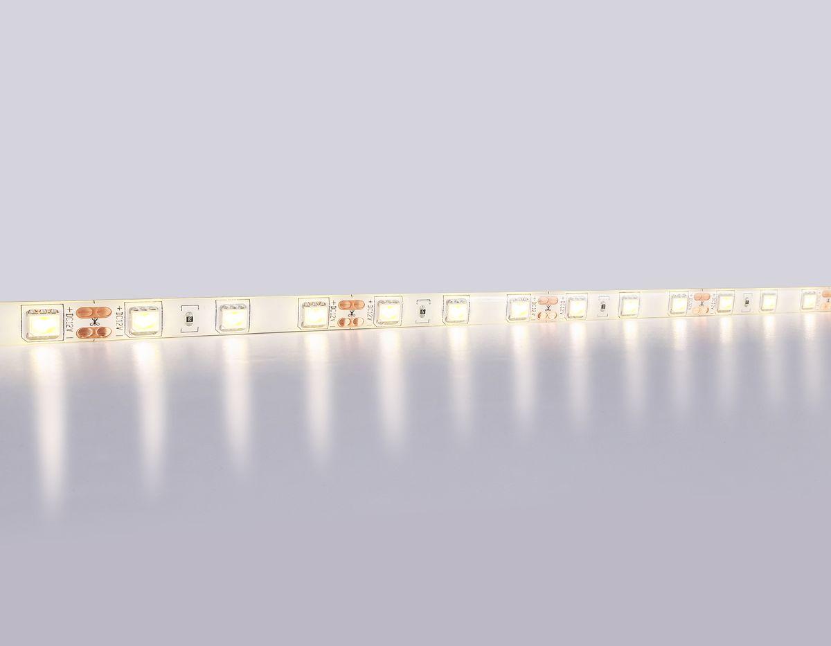 Светодиодная влагозащищенная лента Ambrella Light 14,4W/m 60LED/m 5050SMD теплый белый 5M GS2101