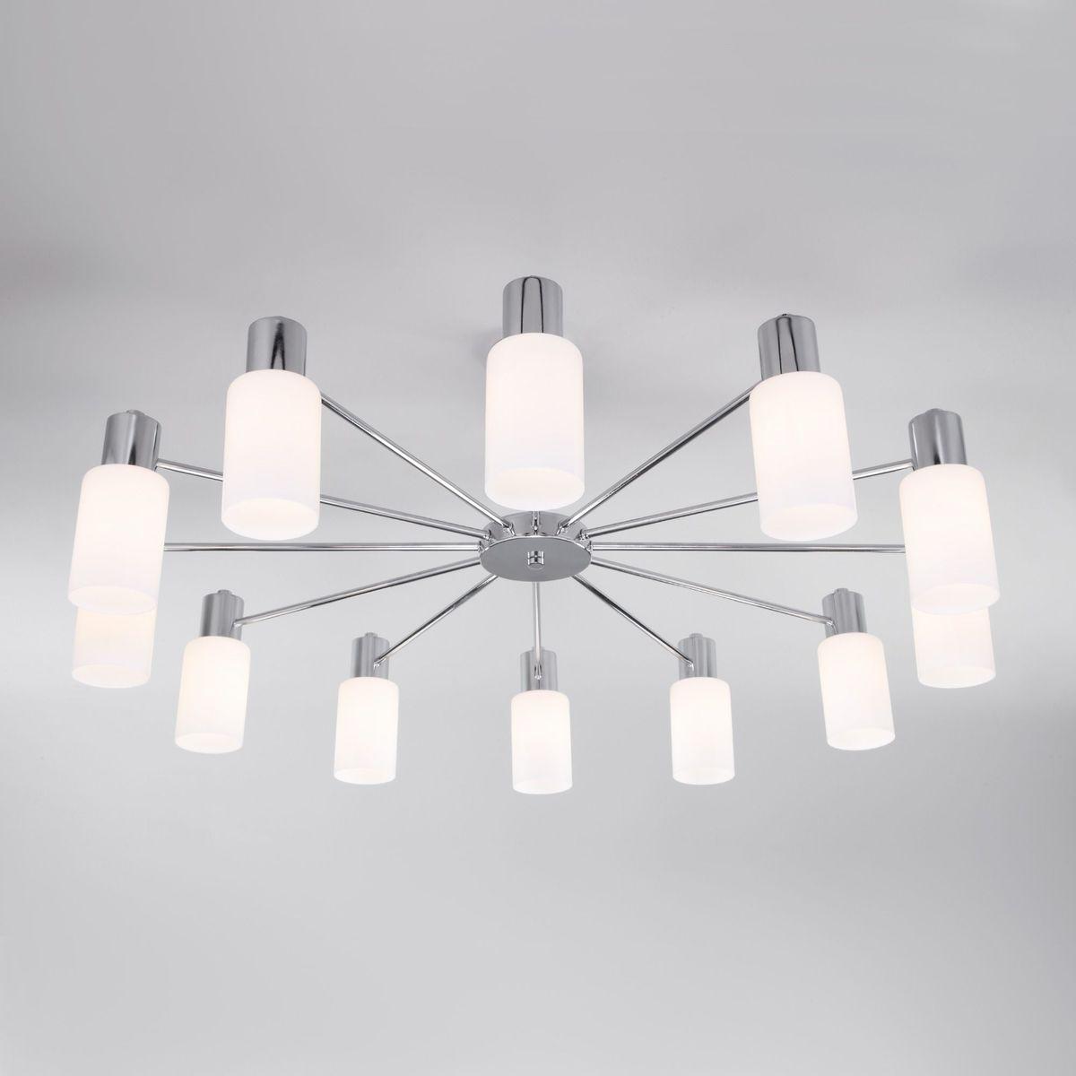 Потолочная люстра Eurosvet Vegga 70160/12 хром Smart