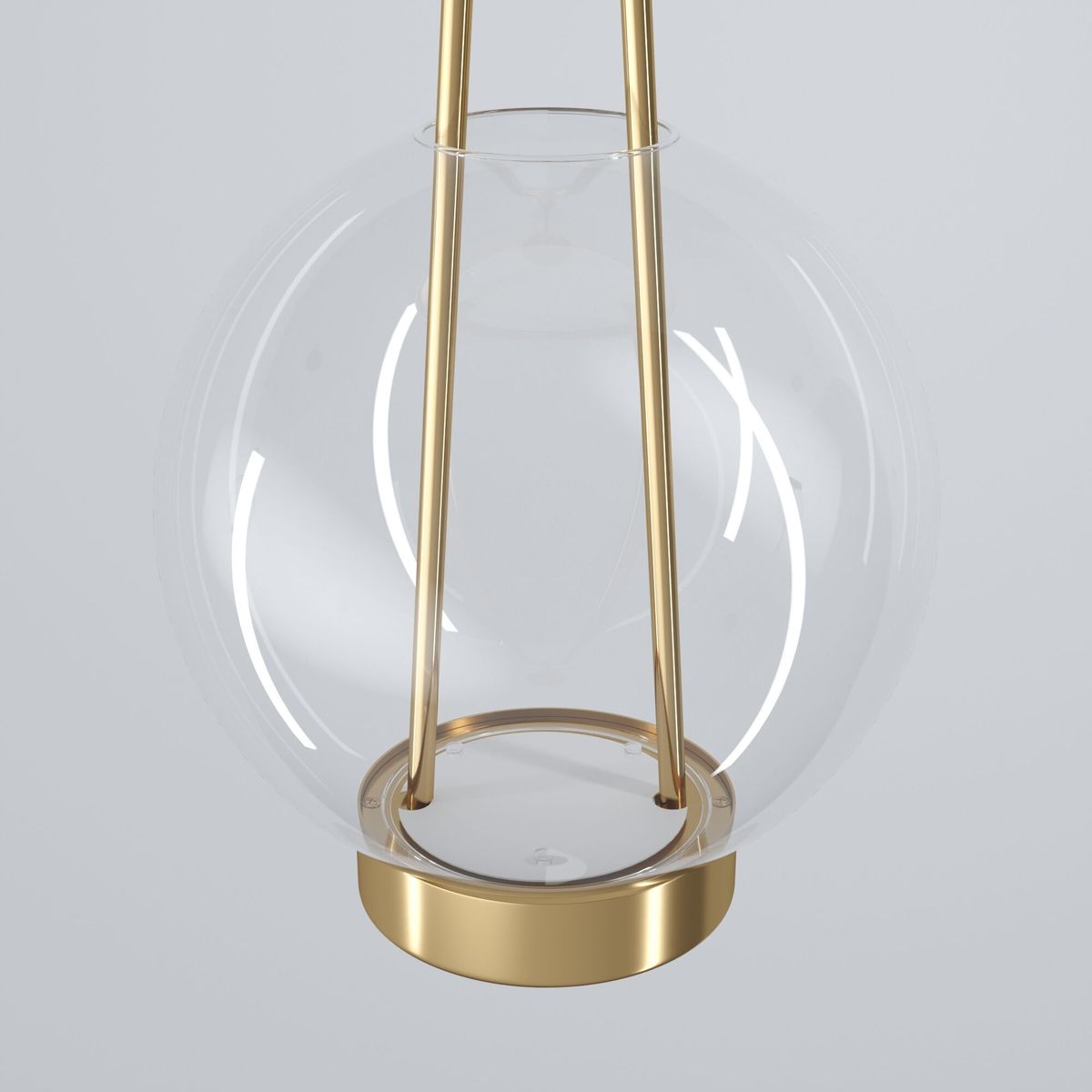 Подвесной светодиодный светильник Eurosvet Frasco 50267/1 LED латунь