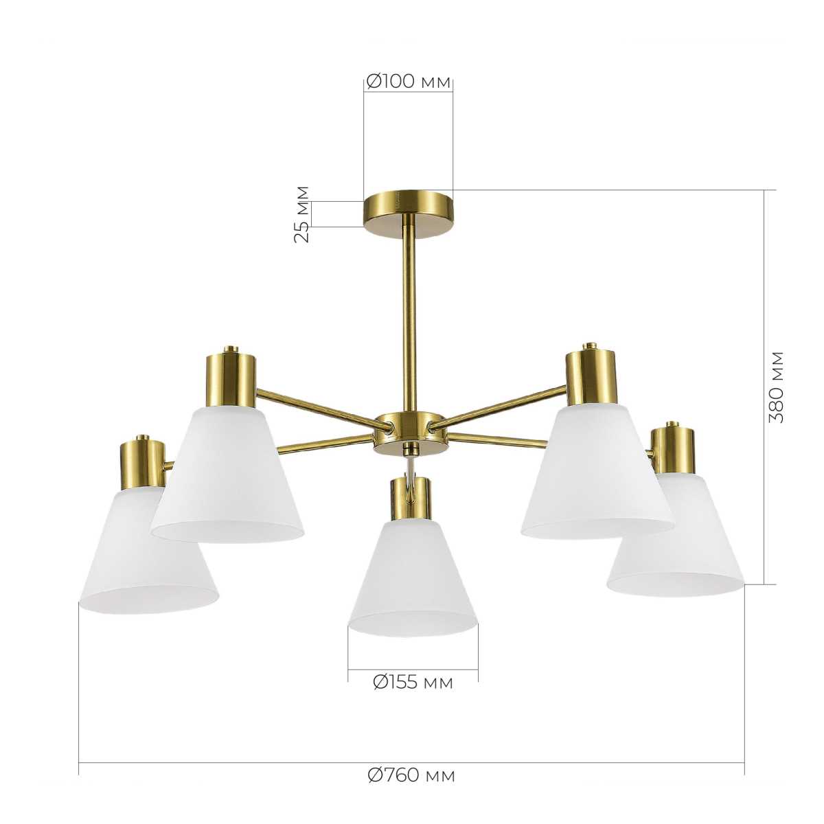 Потолочный светильник Evoluce ARKI SLE1561-302-05