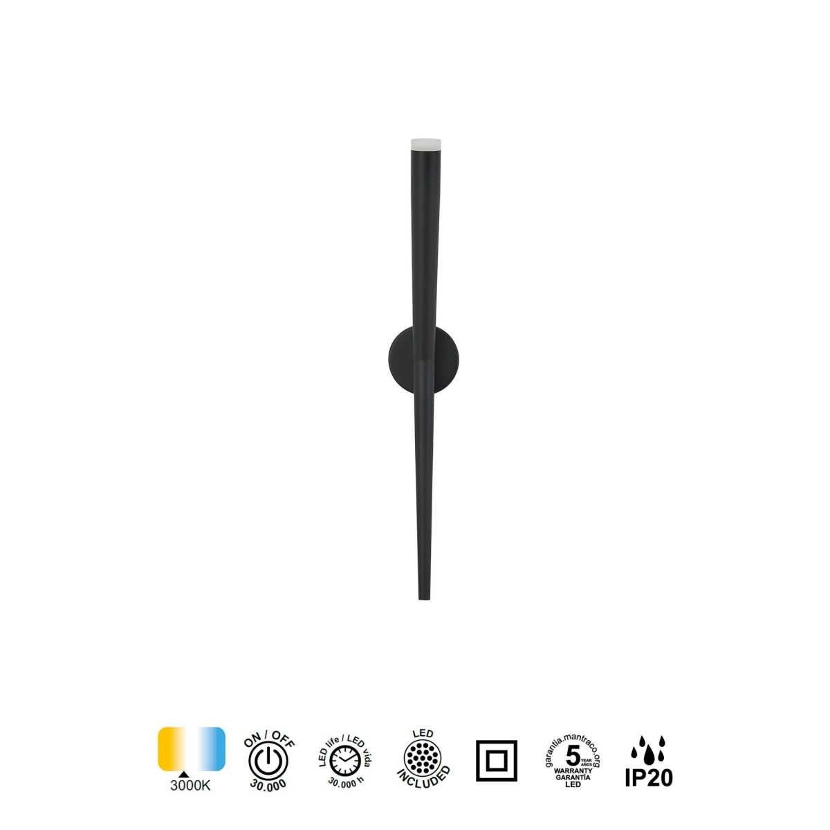 Настенный светильник Mantra Boomerang 9241